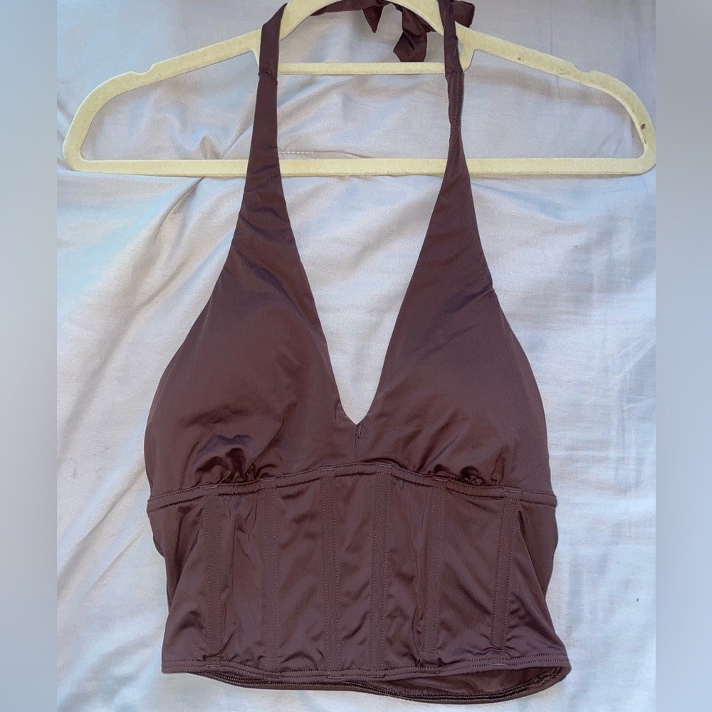 Brown Halter Top / Brand: Hollister / Size: Medium